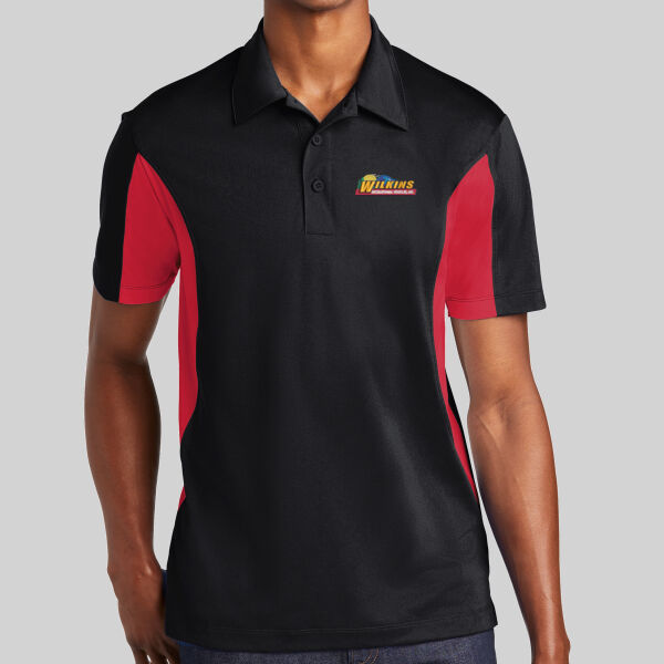 Wilkins - Tall Side Blocked Micropique Sport Wick ® Polo Thumbnail